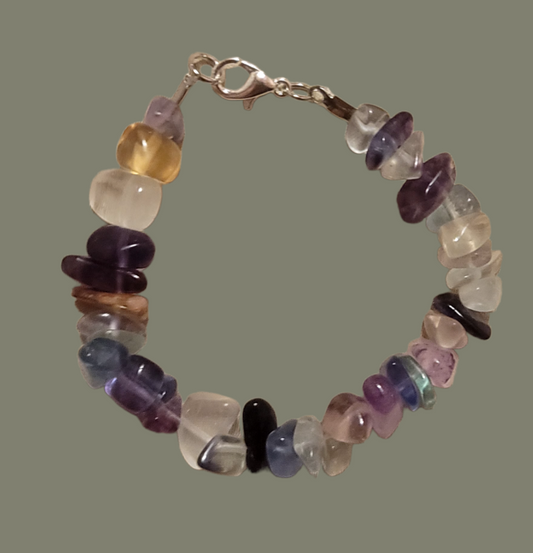 Multicolored Gem Bracelets