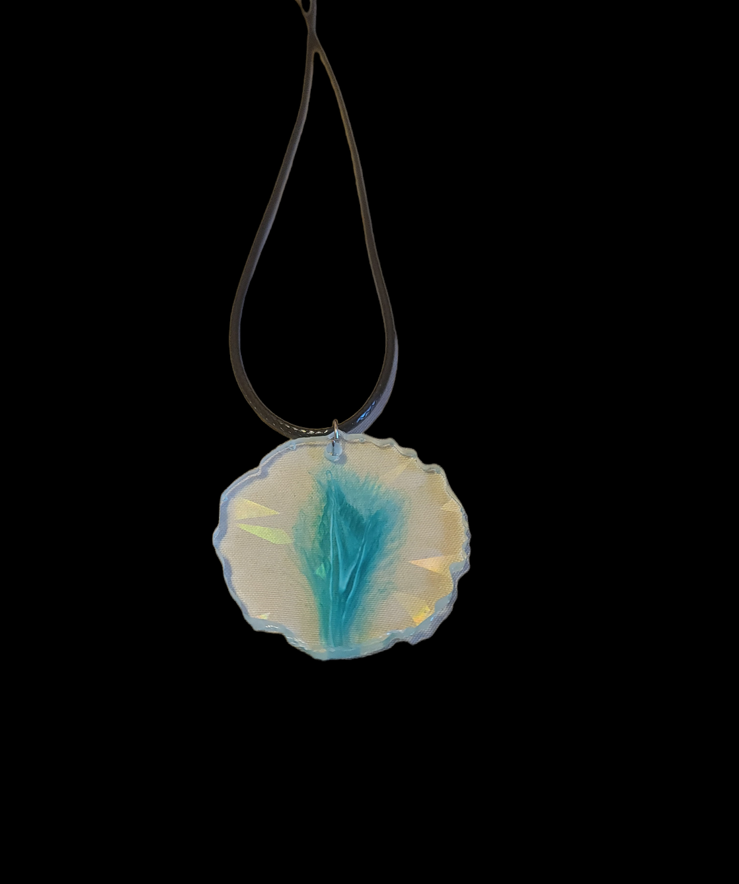 Holographic Resin Necklaces