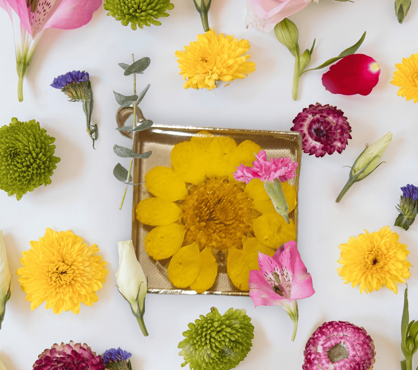 Floral Resin Necklaces